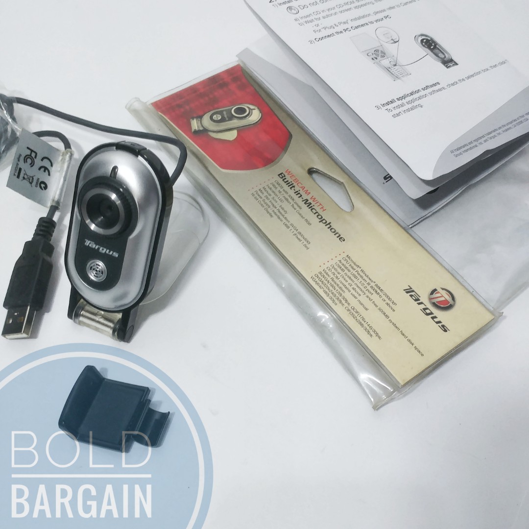 TARGUS AVC0102 USB cam  Camera with Built in Microphone for