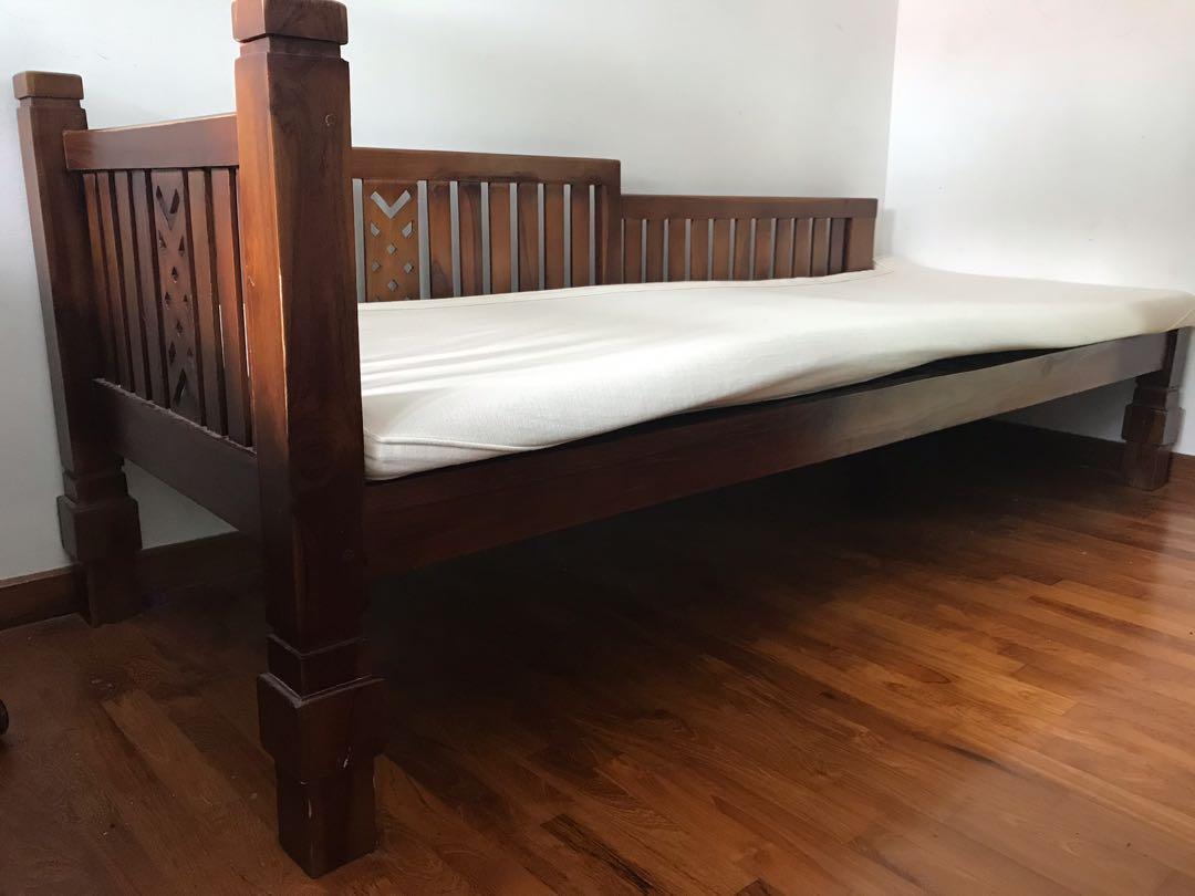 Cheapest 1 Y O Teak Daybed In Singapore Jb And Some Say Batam Furniture Sofas On Carousell På dba finder du altid et godt tilbud på både nye og brugte varer til salg.