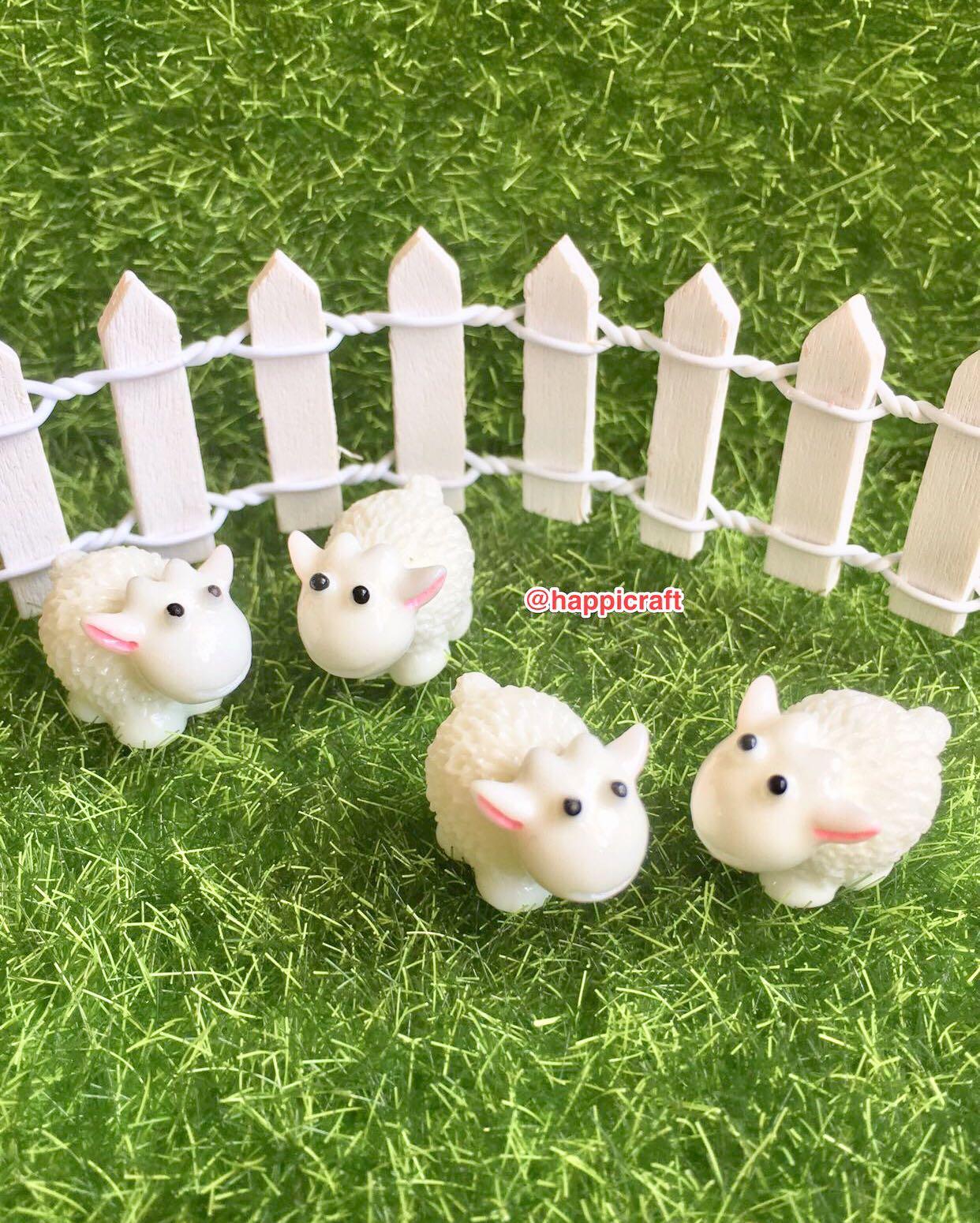 Terrarium Sheep / Terrarium Figurines / Miniature Sheep / Mini Sheep