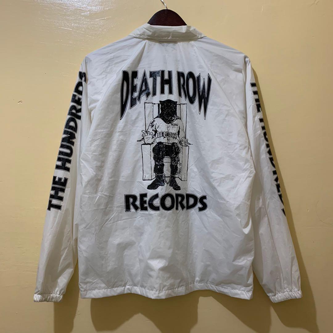 The Hundreds X Death row records coach jacket, Men's Fashion, Tops