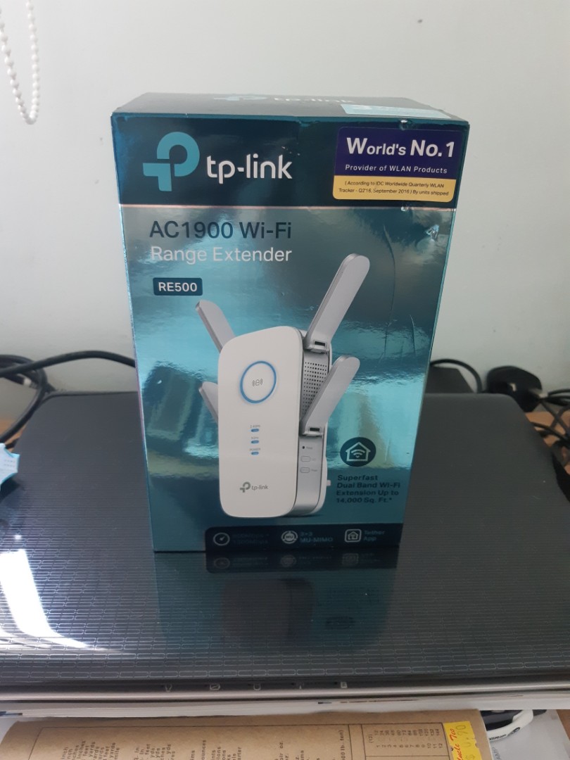 Tp Link Wifi Extender Ac1900 Re500 Condition 9 10 Electronics Others On Carousell