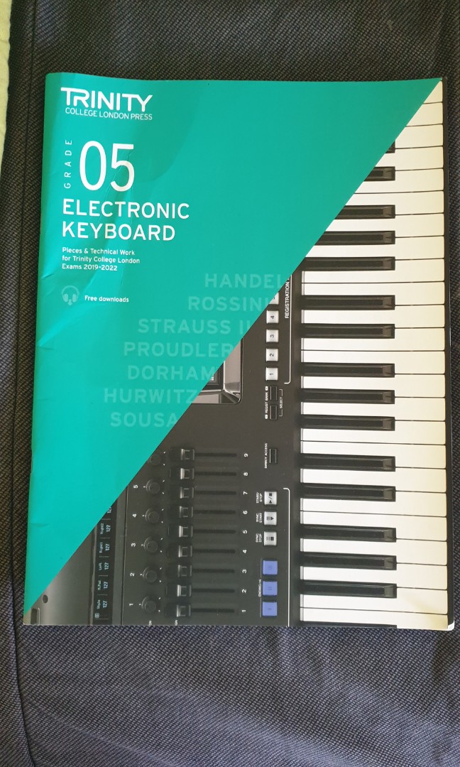 TRINITY GRADE 5 electronic keyboard Book, Hobbies & Toys, Music & Media