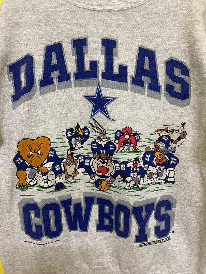 Vintage Dallas Cowboys Sweatshirt, Women's Fashion, Tops