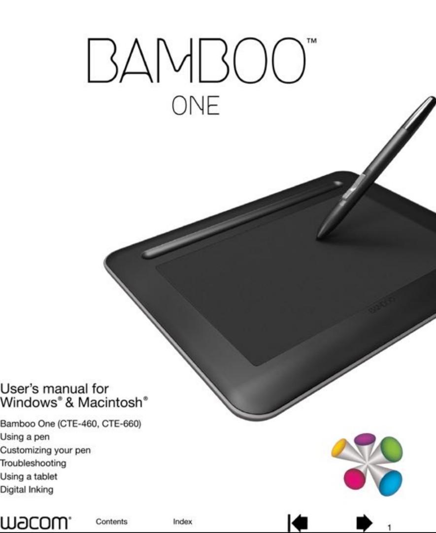 One BamBoo CTE 660 pen tablet, Computers & Tech, Parts
