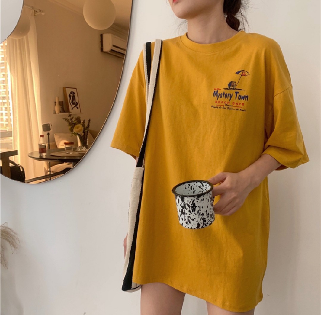 Oversized tee korean Clearance