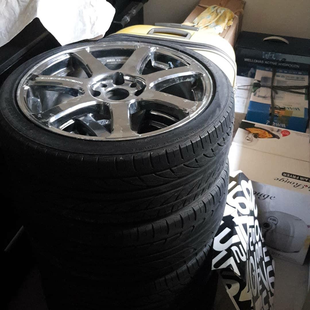 Work Wheels XT7, Car Parts & Accessories, Mags and Tires on Carousell