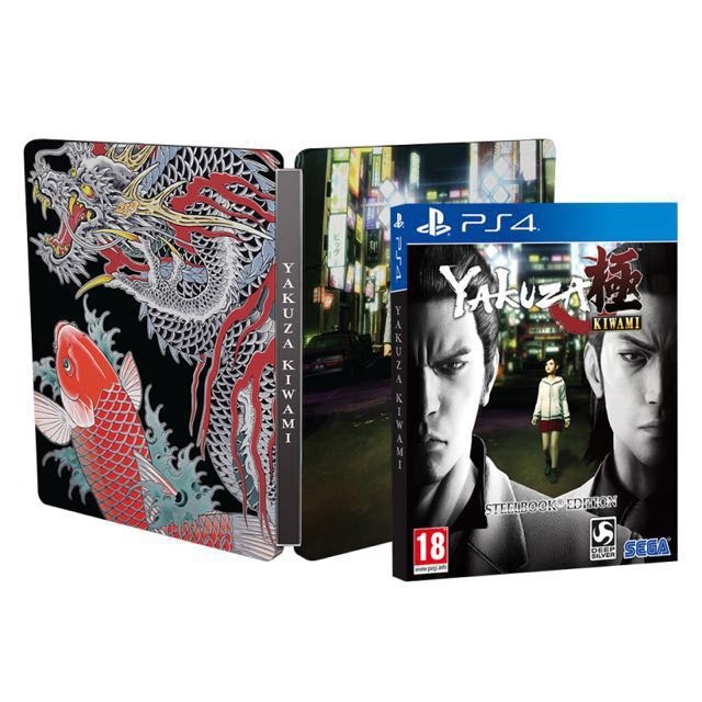 Yakuza kiwami steelbook 2025 edition ps4 game