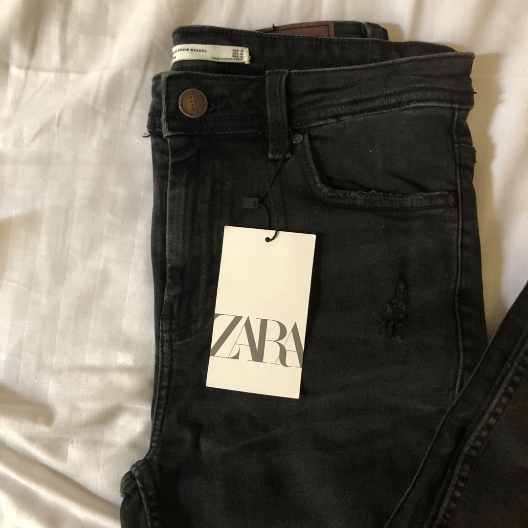 zara high rise jeans