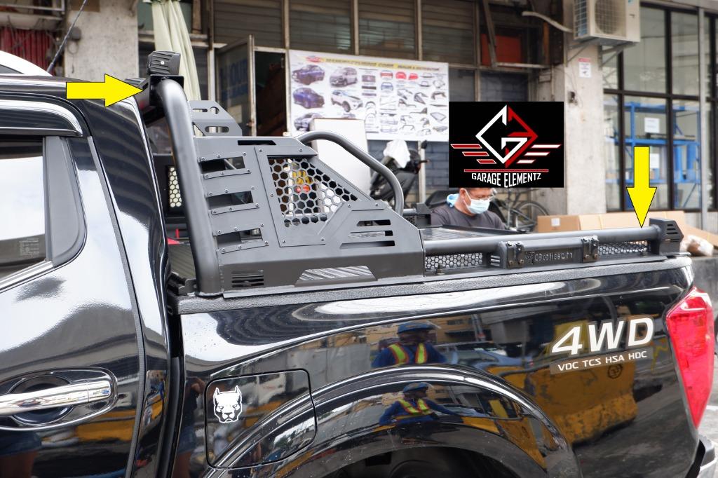 2015 to 2021 Nissan Navara Np300 Goliath Triumph Rollbar with side rail ...