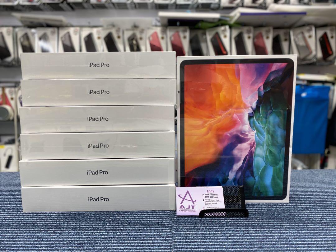 2020 iPad pro 11 / 12.9 inch (Category: iPad) located in San Juan City. Submitted by ajtswisswatches (Listing ID 1027668402, Image 2). Description: iPad Pro (in stock) 11 inch wifi 128gb 43,000 256gb 47,800 wifi+cellular 256gb 59,000 512gb 70,000 wifi+cellular 1tb 82,000 12.9 inch wifi 128gb 55,000 256gb 59,900 wifi+cellular 256gb 69,500 1 TB 95,000 magic keyboard 11" 16,000 12.9" 19,000 NOTE: All units are:👈👈 - 100% original authentic (legit) 