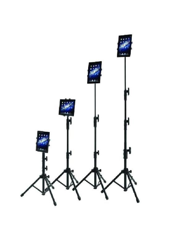 8037 Ipad Tripod Stand Raking Foldable Floor Height Adjustable Tablet Tripod Stand For Ipad Mini Ipad Air Ipad 1 2 3 4 And Most 7 10 Inch Tablets Carrying Case Electronics Others On Carousell