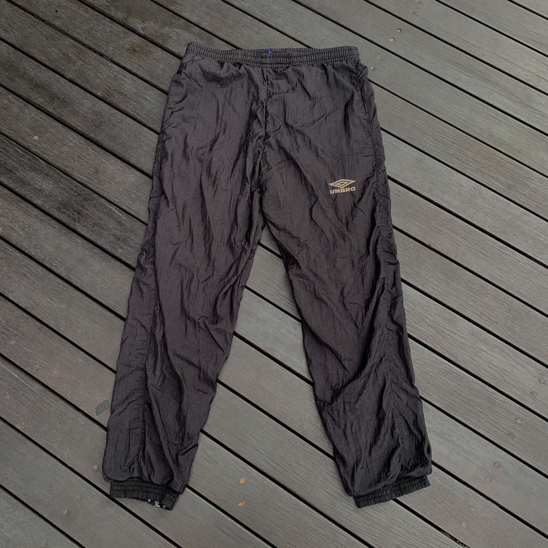 90s Umbro Nylon Vintage Track Pants, Men's Fashion, Bottoms