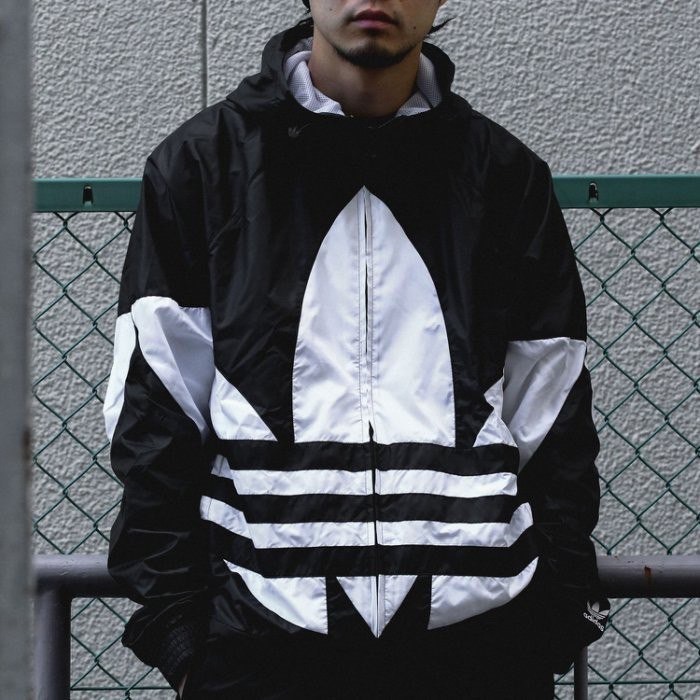 Adidas Originals Big Trefoil Windbreaker FM3757 Men s Fashion