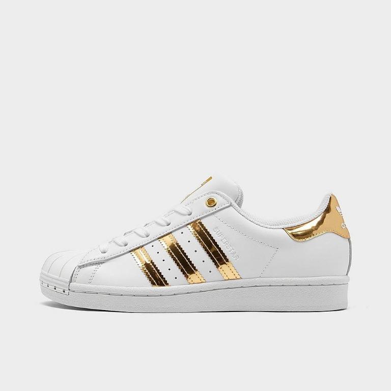 Adidas Superstar Metallic Gold Women s Fashion Footwear