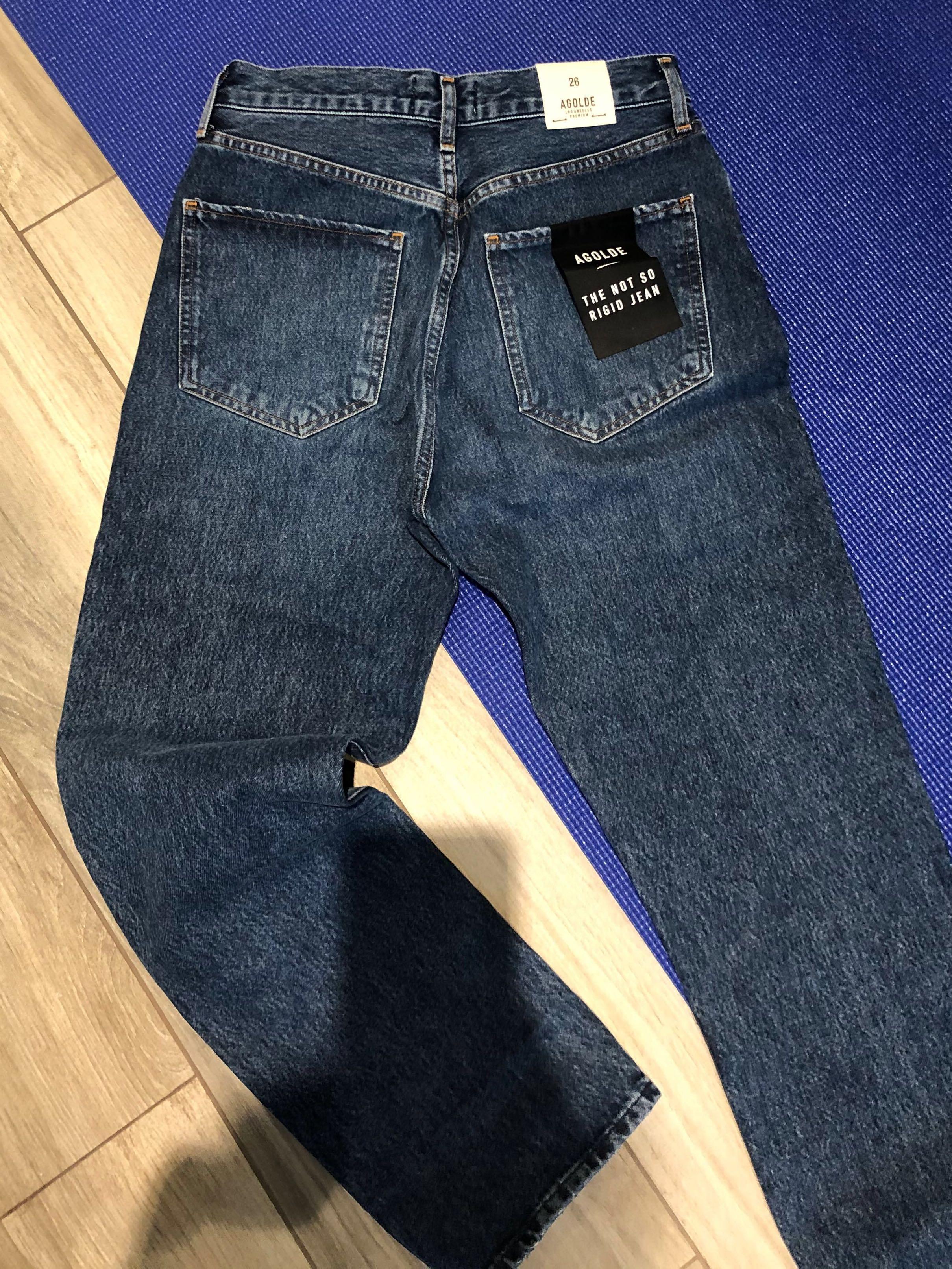 agolde not so rigid jeans