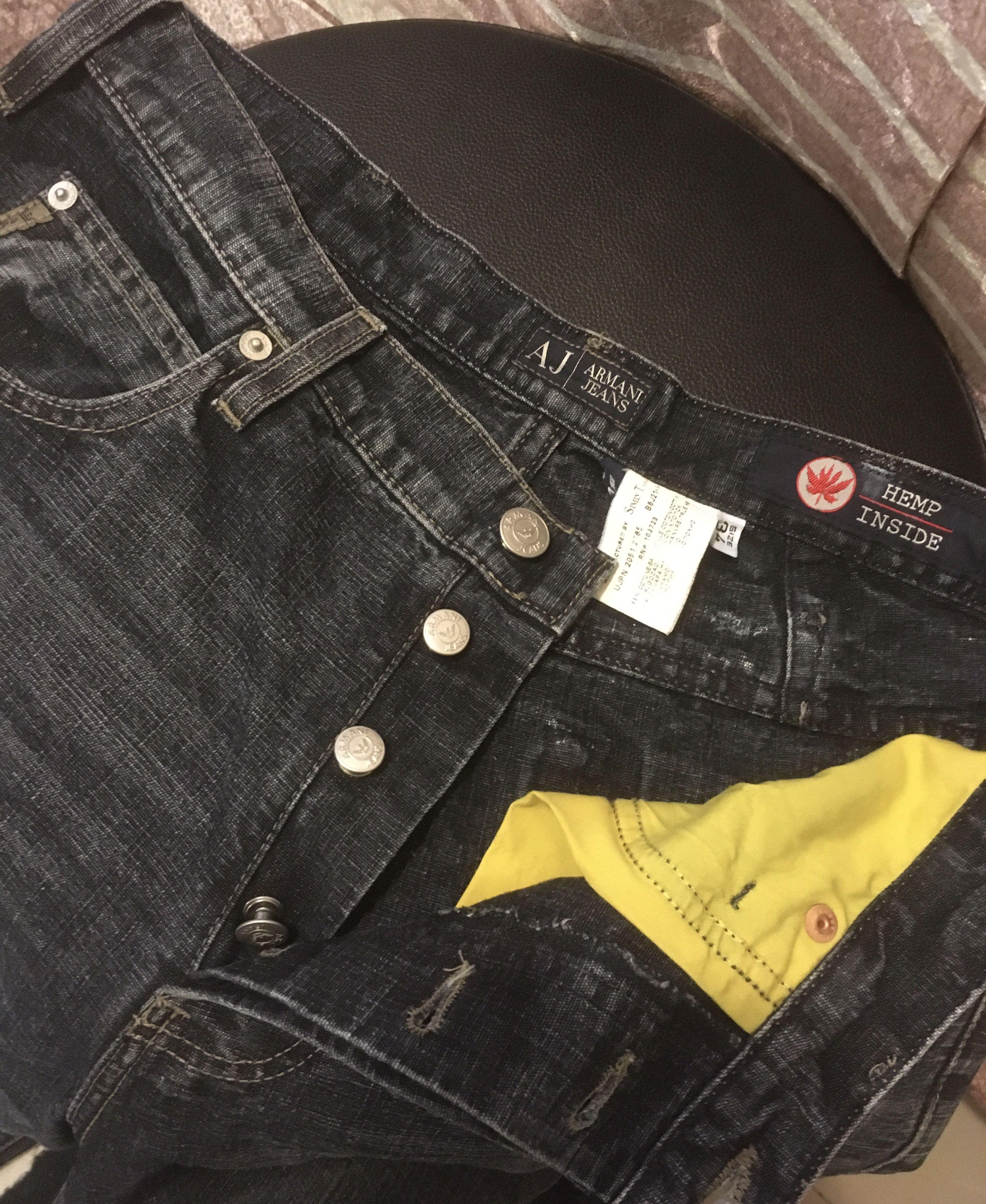 Armani jeans Italy indigo w34 Men s Fashion Bottoms Jeans