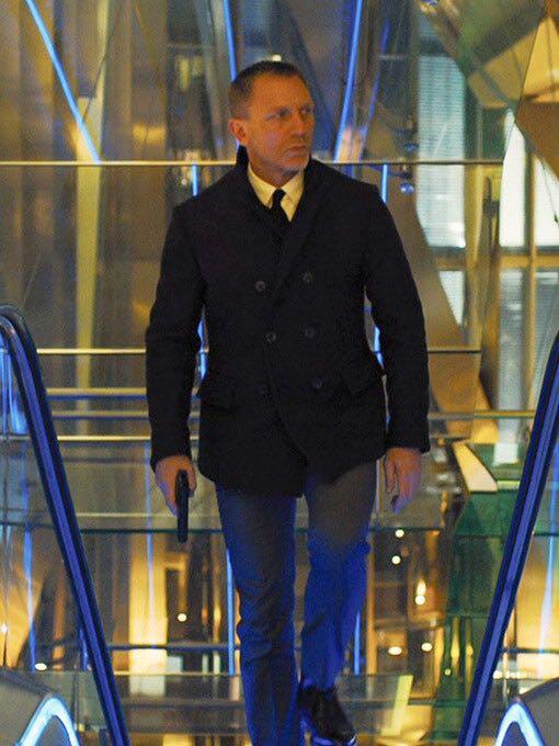 Billy Reid Bond Peacoat Navy (James 