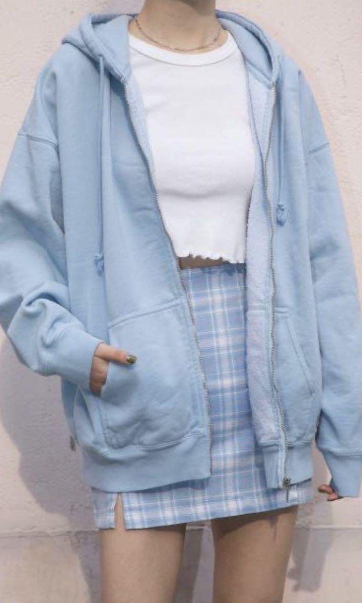 periwinkle blue carla hoodie