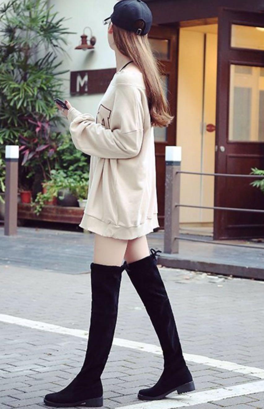Girl over the knee boots sale