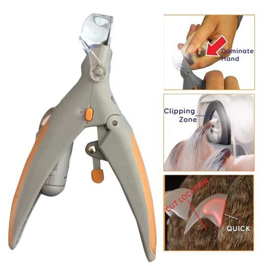 BRAND NEW PETI CUT NAIL CLIPPER WITH LIGHT AND MAGNIFIER FOR DOG AND CAT