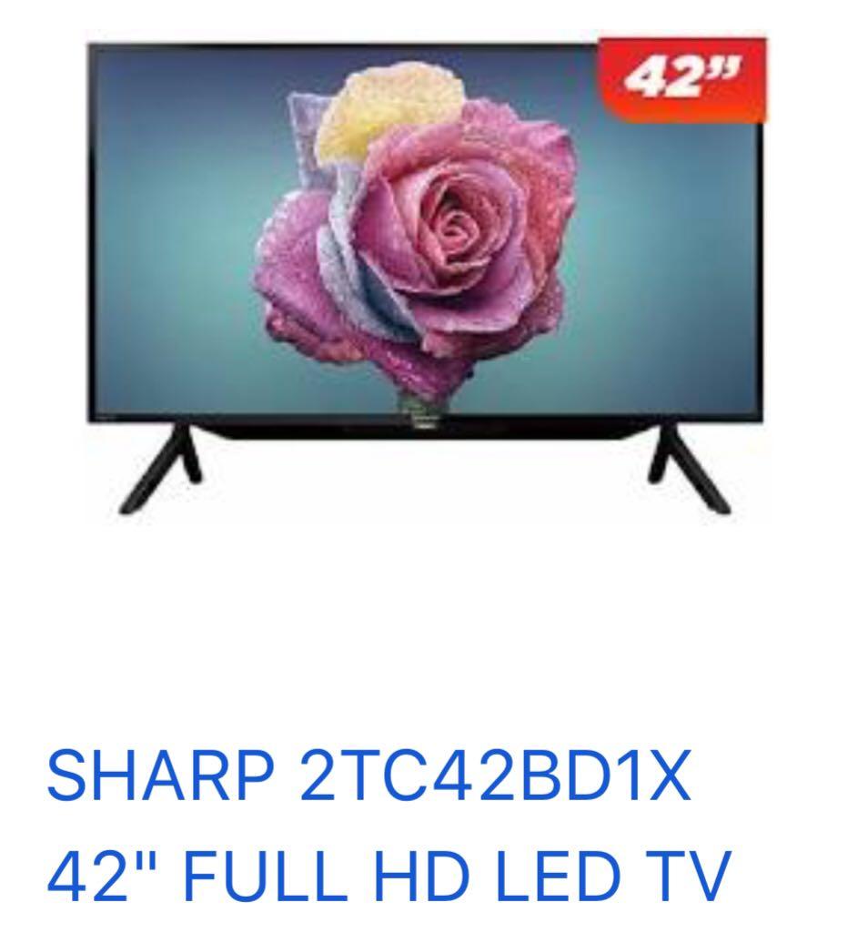 Brand New Sharp Aquas 42 Full Hd Led Tv Electronics Tvs Entertainment Systems On Carousell