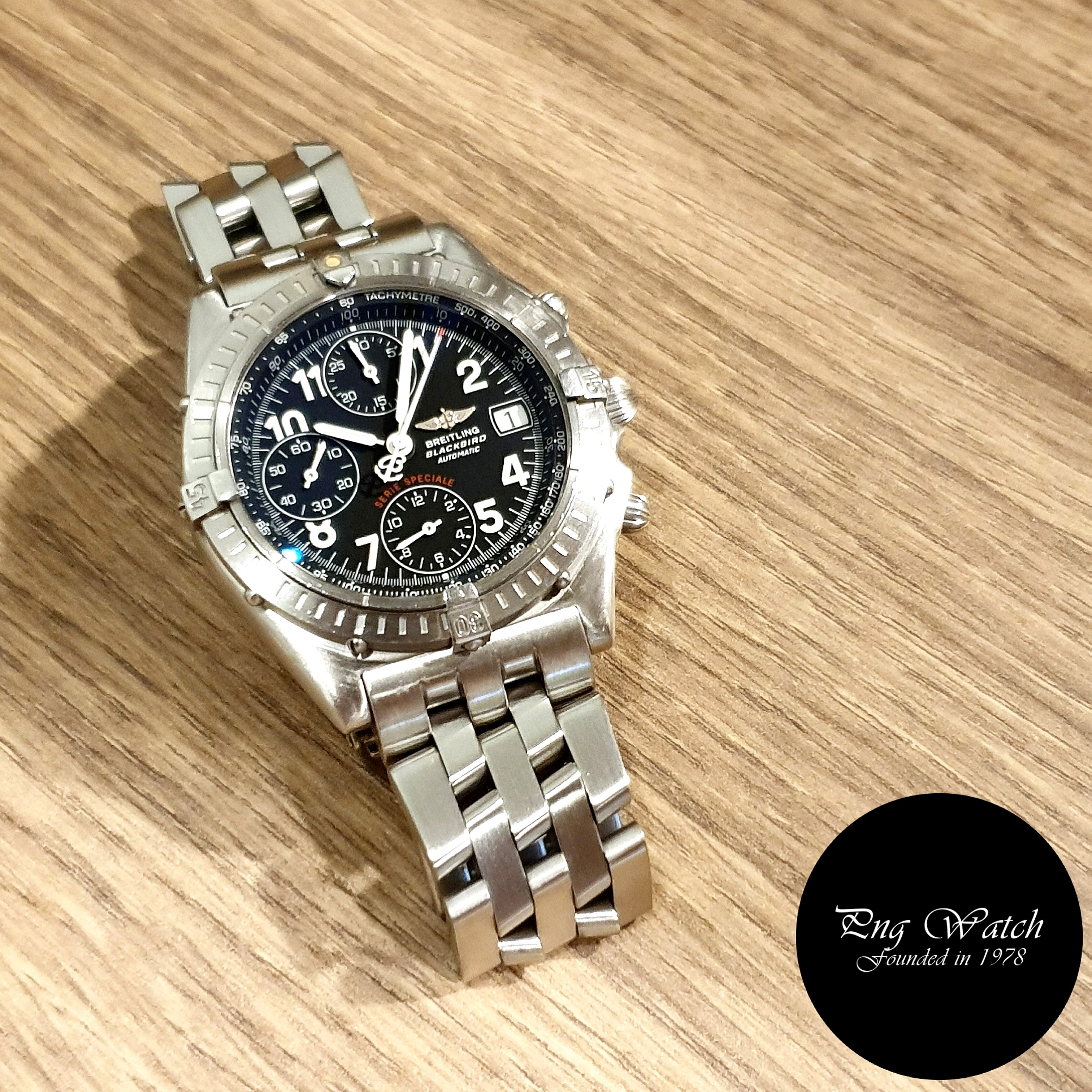 breitling blackbird chronograph automatic