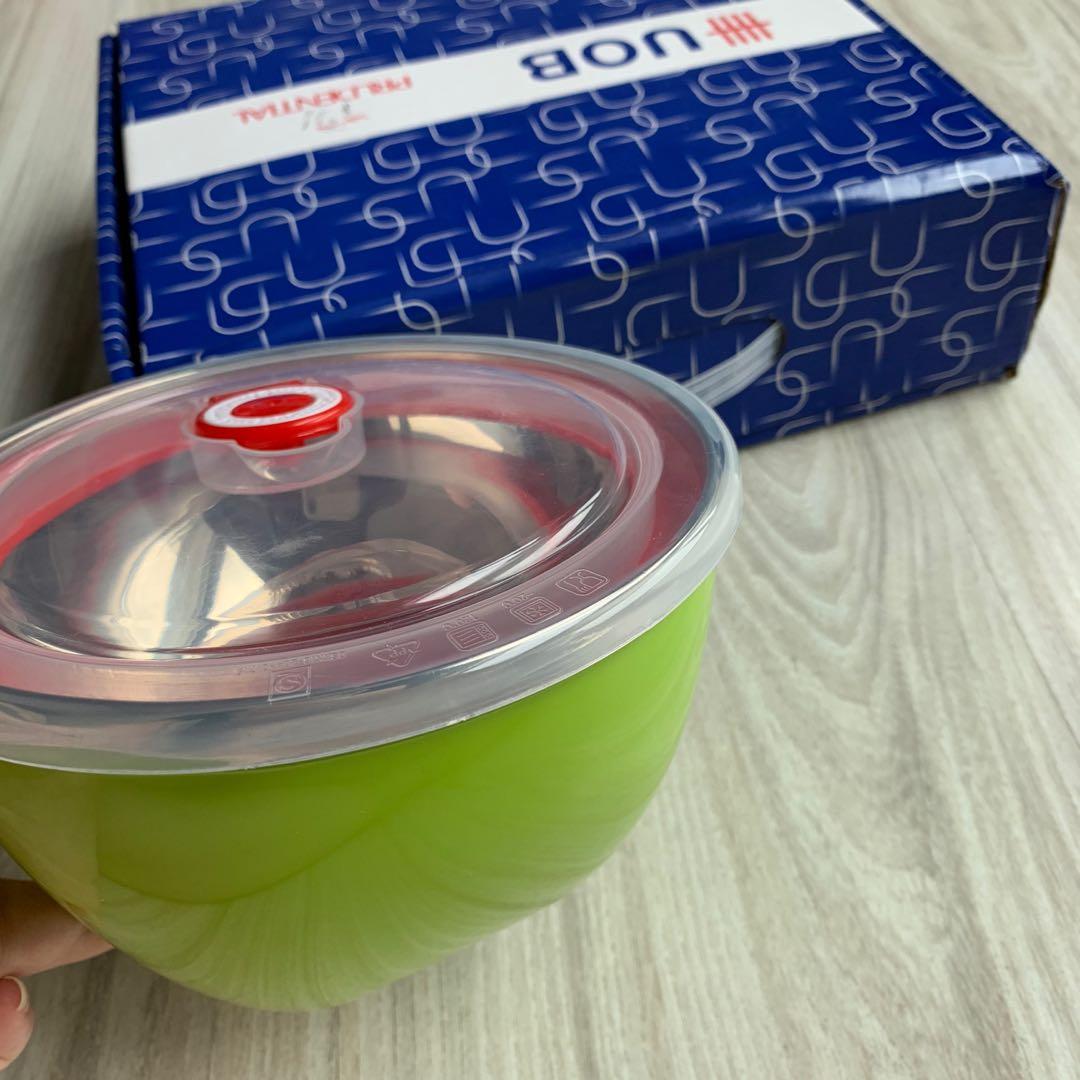 Ceramic Tupperware / Container with Lid UOB + free gift ...