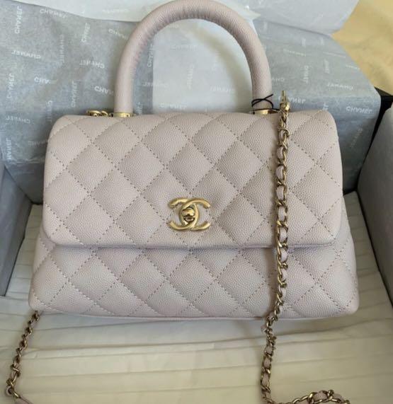 Chanel lilac coco handle outlet
