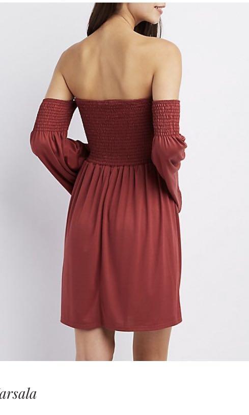 Charlotte russe off the shoulder dress sales