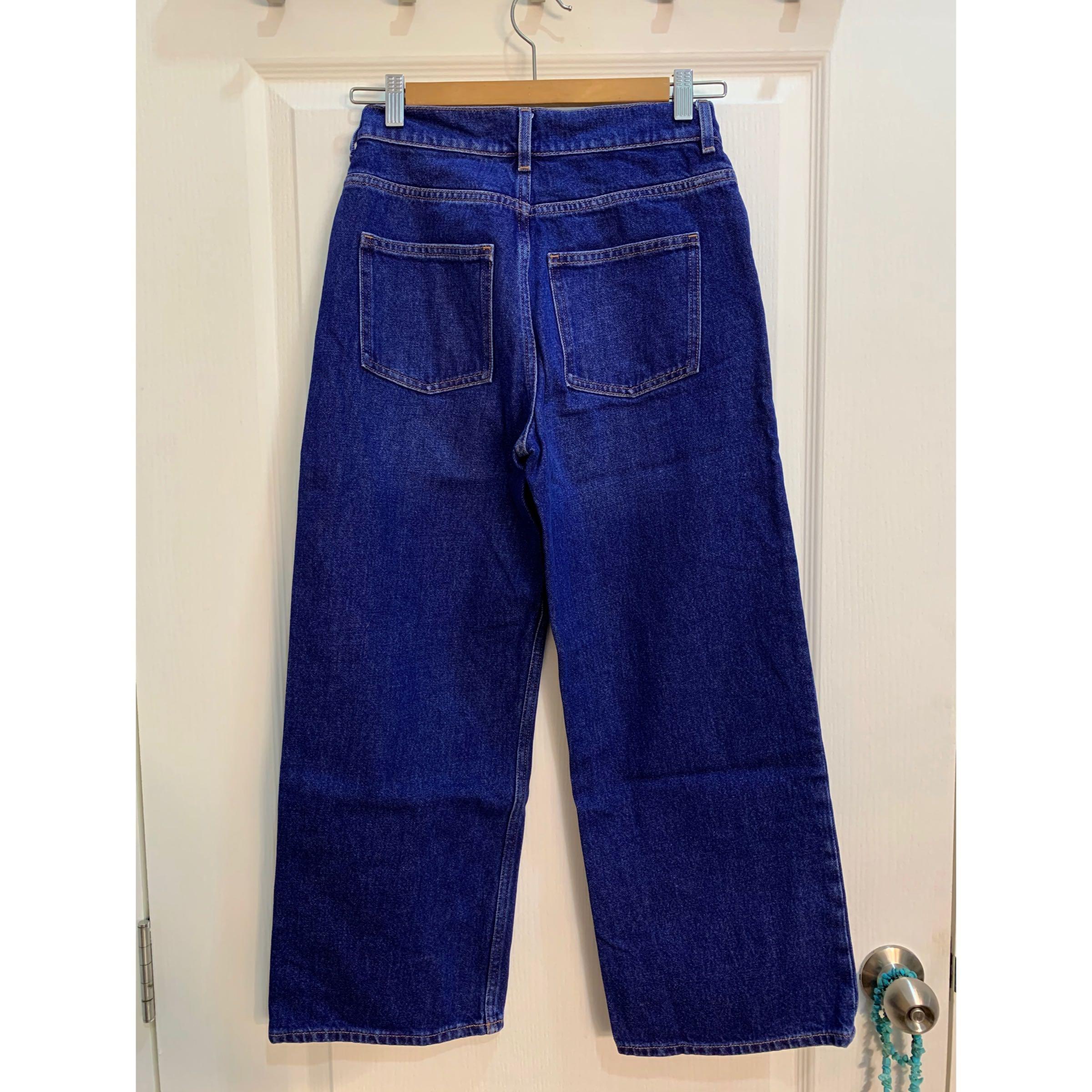 Relaxed fit cheap cropped jeans