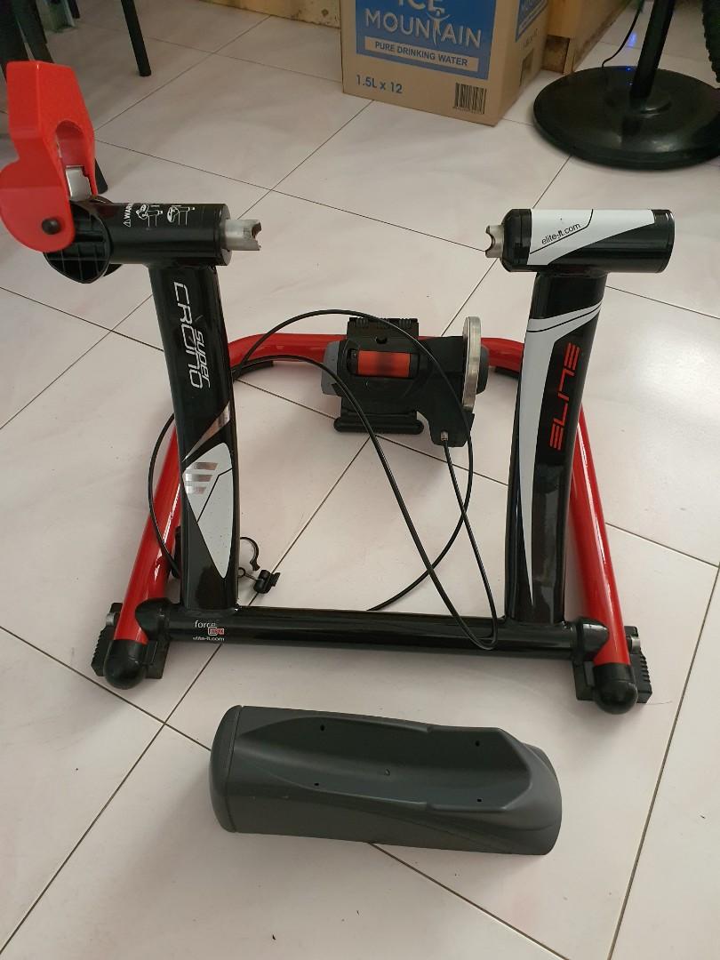 bladzijde server Kilimanjaro Cycling indoor trainer. ELITE SUPER CRONO, Sports Equipment, Bicycles &  Parts, Parts & Accessories on Carousell