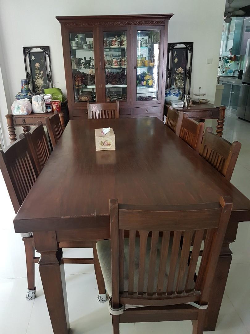 Dining Table With 8 Chairs Furniture Tables Chairs On Carousell