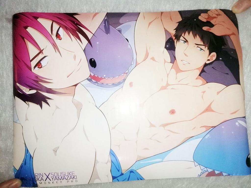 FREE! RIN SOUSUKE Mini Poster Original YAOI BL ANIME, Hobbies & Toys,  Stationary & Craft, Art & Prints on Carousell