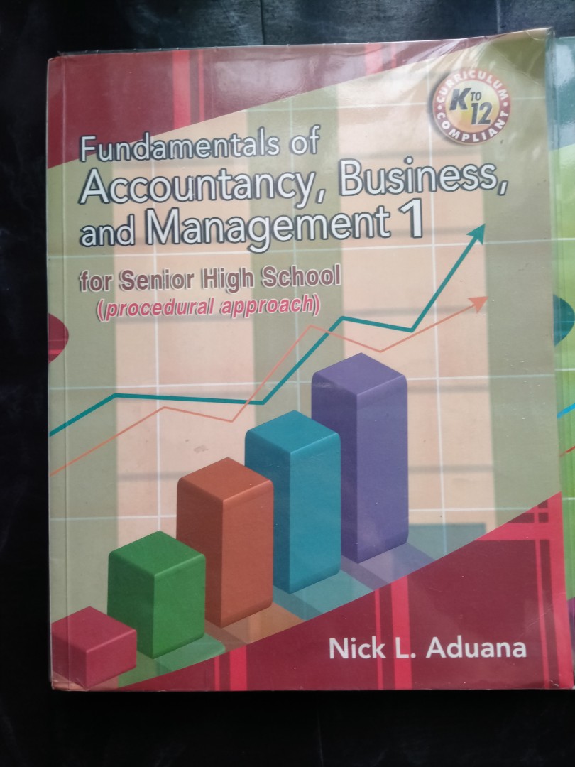 Fundamentals of Accountancy, Business, and Management 1 by Nick L
