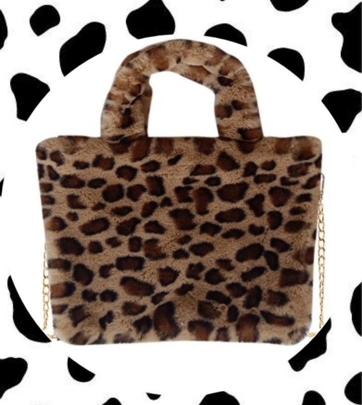 leopard fur handbags