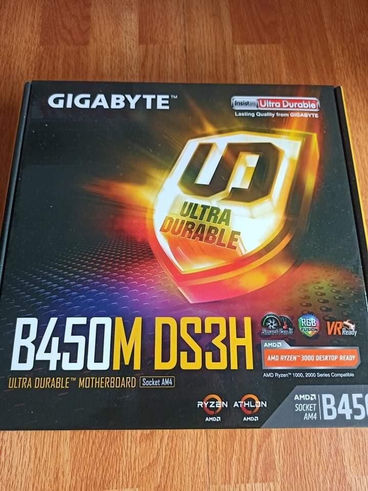 Gigabyte MSI B450M motherboard, Computers & Tech, Parts & Accessories