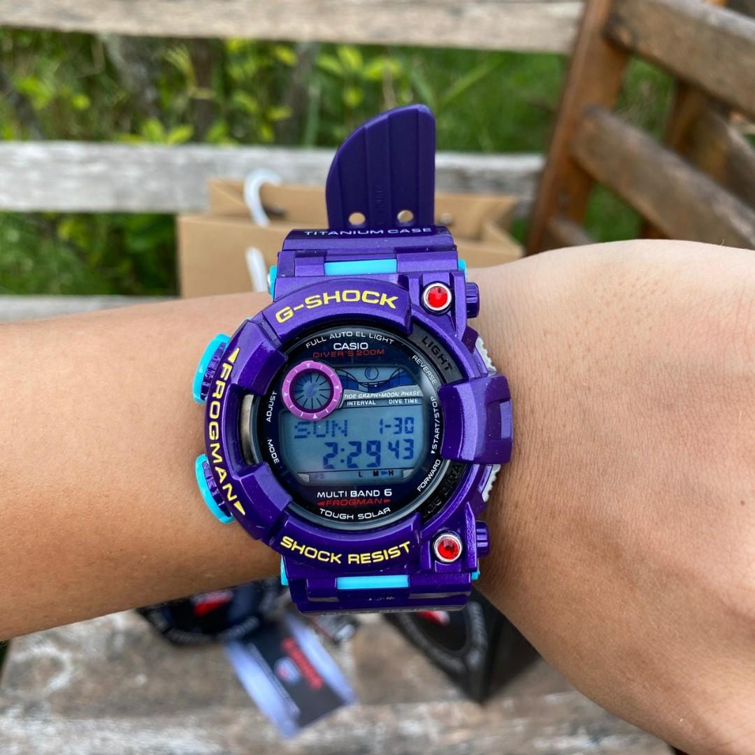 G shock shop frogman purple