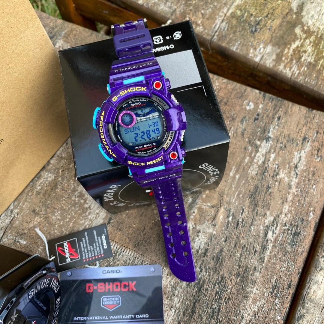 g shock frogman purple