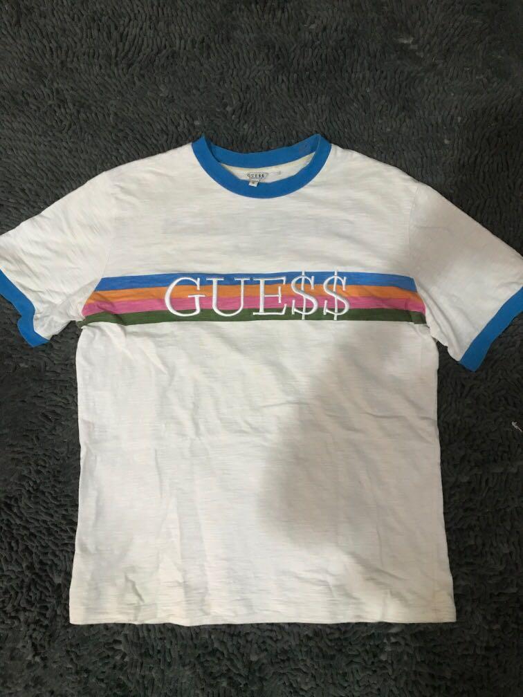 GUESS X ASAP ROCKY RAINBOW MONEY TEE Men's Fashion, Clothes, on Carousell