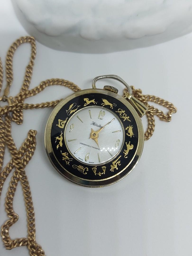 Heritage swiss made pocket watch sales