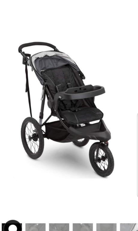 HOT Jeep Classic Jogging Sports Running Jogger Stroller Grey Gray