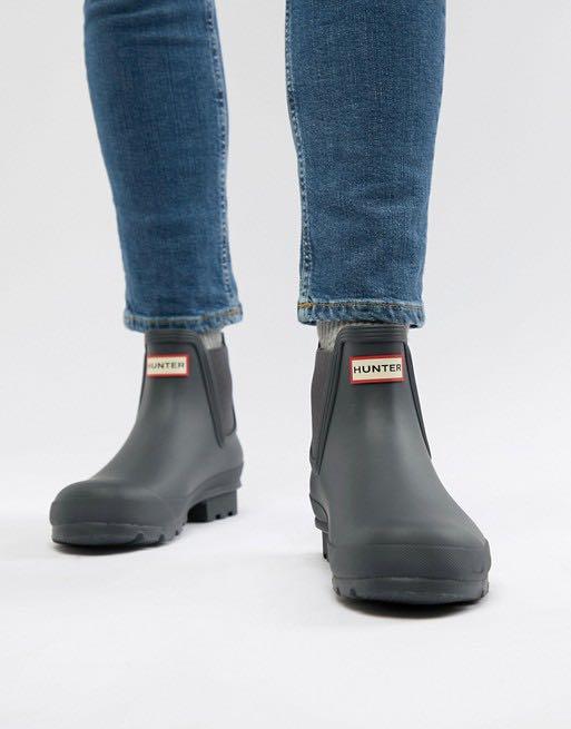 Hunter Chelsea Boots, Men's Fashion 