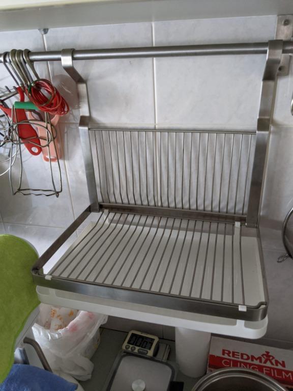 Ikea Grundtal Stainless Steel Drying Rack Dish Drainer 35 Wide X25 Depth X33 Ht Cm Home Appliances Kitchenware On Carousell Perfect drying rack!leahchristine74so happy i purchased this drying rack!5. ikea grundtal stainless steel drying rack dish drainer 35 wide x25 depth x33 ht cm
