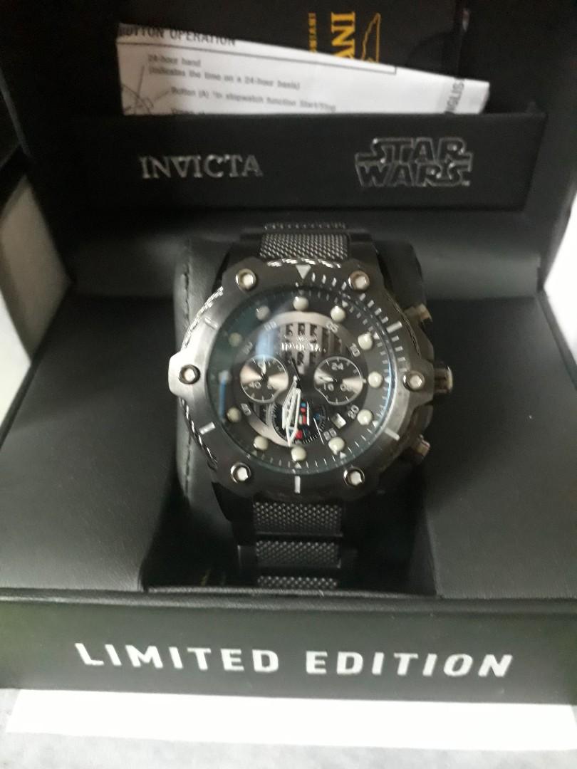 Invicta star wars darth vader limited edition store