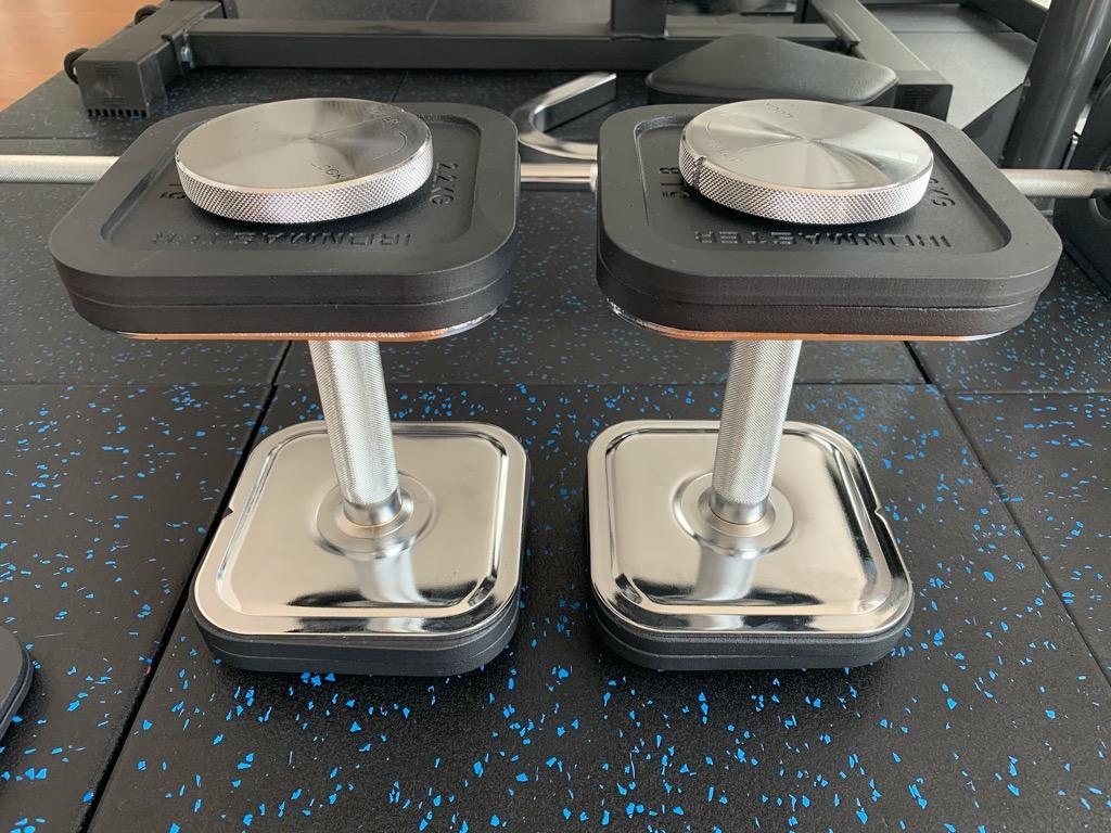 IronMaster Quick Lock Dumbell System plus 120lbs of weights and