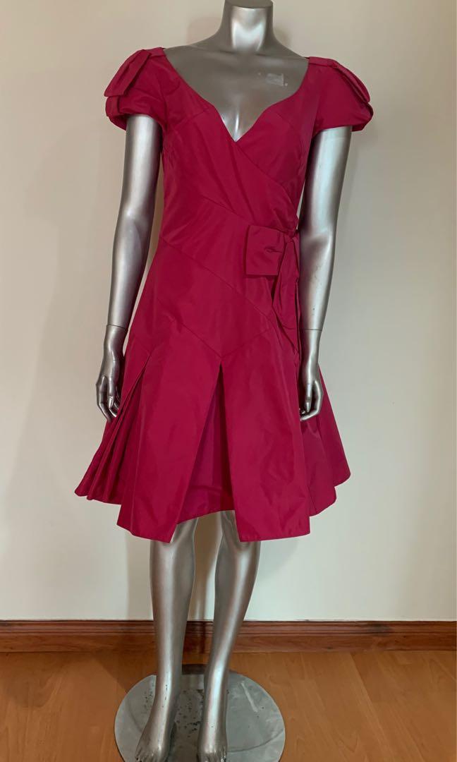 karen millen fuschia dress