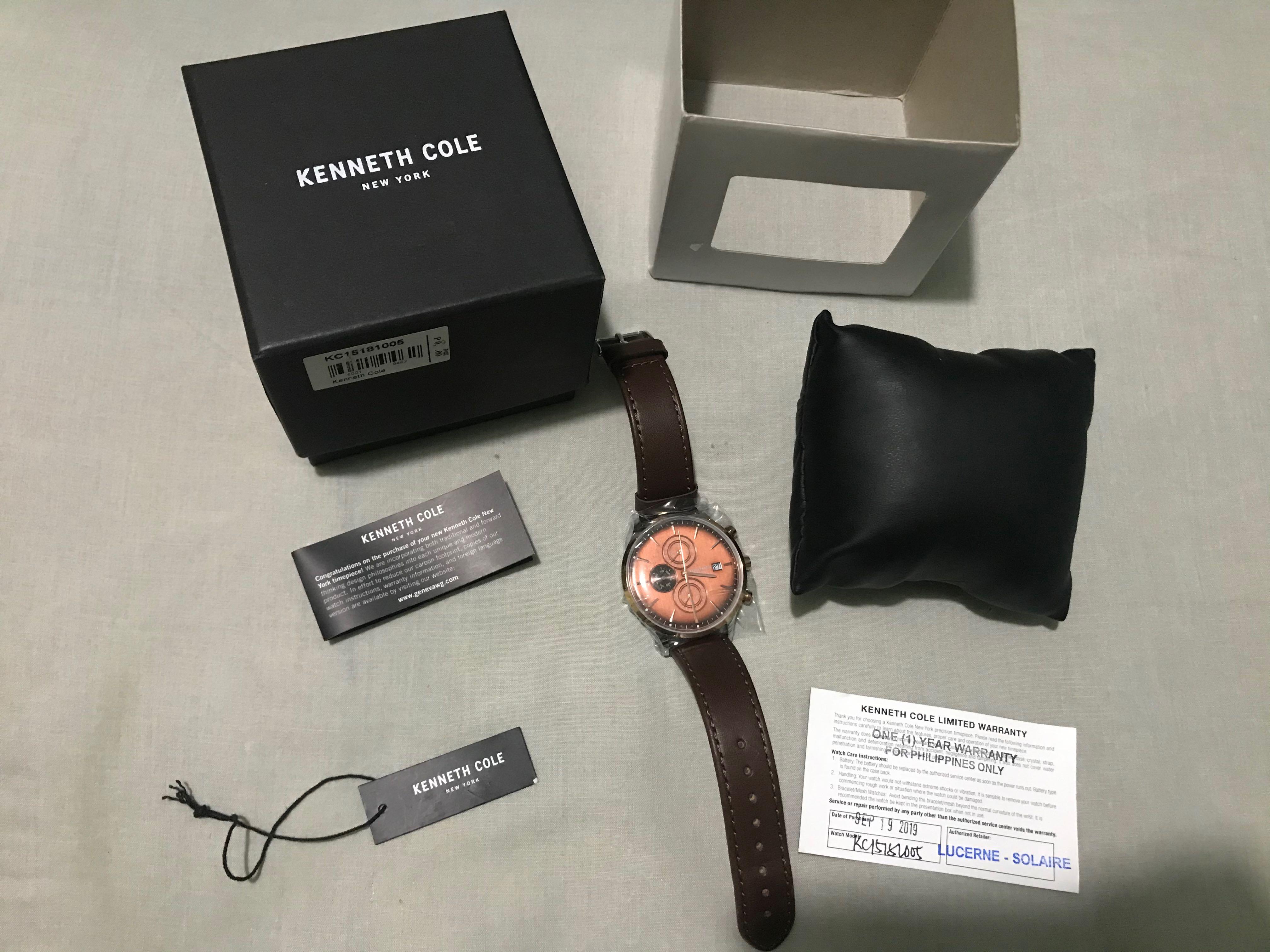 Kenneth Cole Men s Watch Never Used Men s Fashion Watches