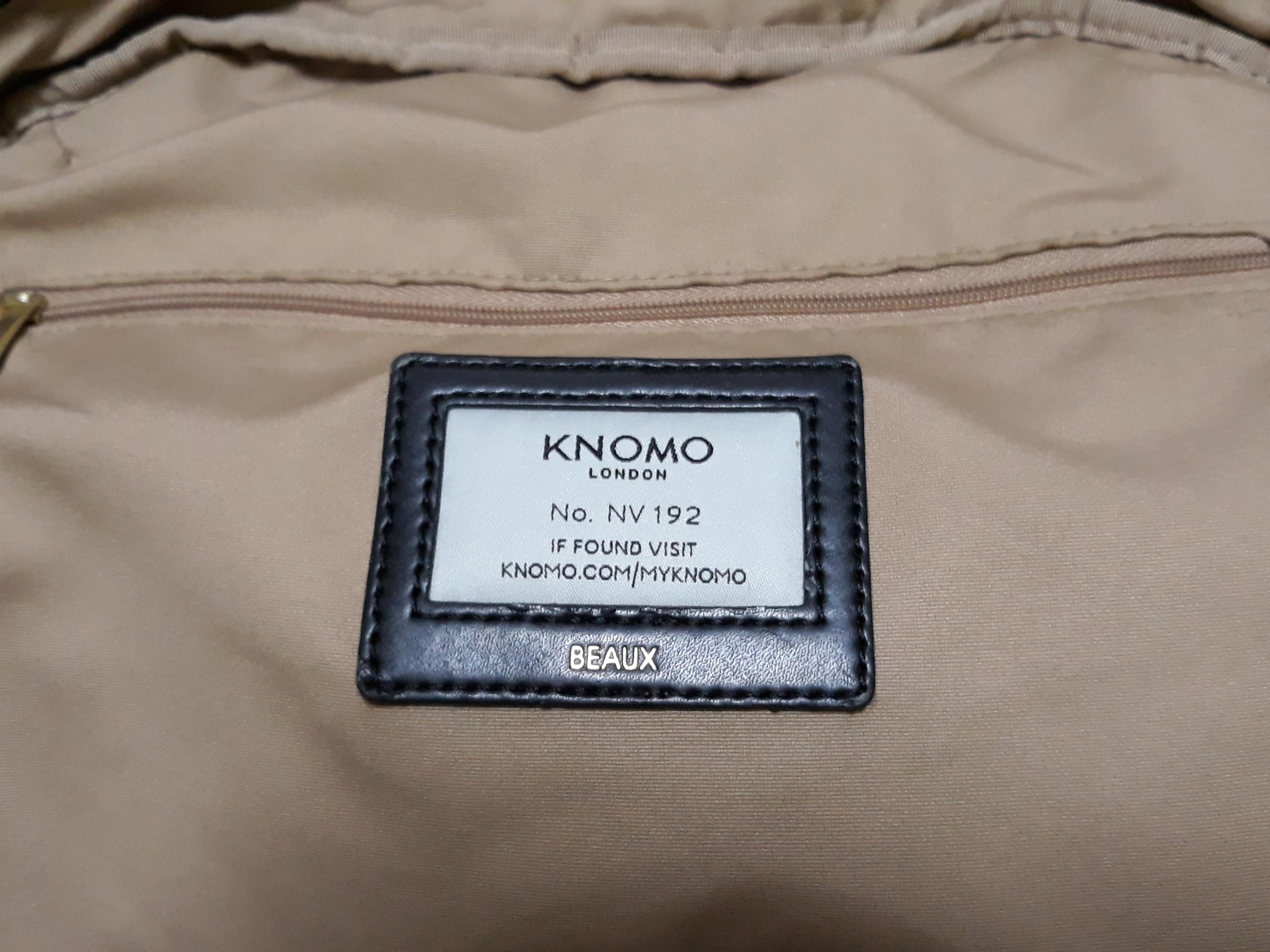 Knomo Beaux 14 Leather Backpack Women s Fashion Bags Wallets Backpacks on Carousell