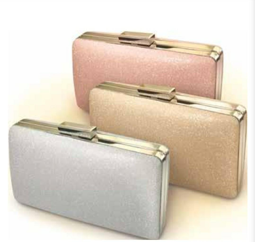 LACELLE Grace Daily Glitter Sparkle Wristlet Clutch SlingBag