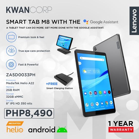 Lenovo Smart Tab M8 Lte Mtk Helio A22 2gb 32gb Emmc 8 Ips Hd 5000mah Android 9 Electronics Others On Carousell